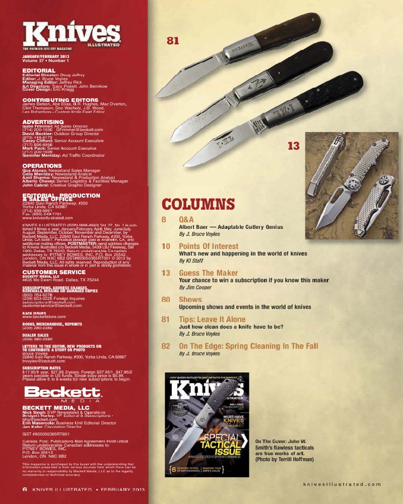 Knives Illustrated 20130102